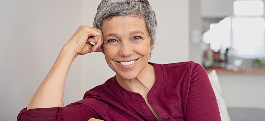 smiling senior woman